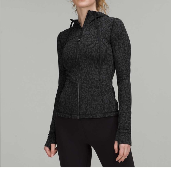 lululemon athletica Jackets & Blazers - Lululemon Hooded Define Jacket - leopard print